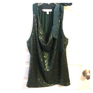 Jennifer Lopez green sequins top